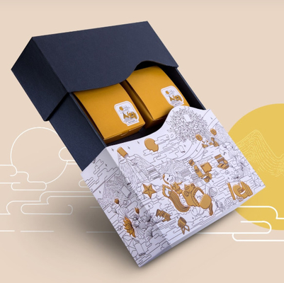 Plastic Insert Printed Paper Boxes Moon Cake Recycled Cardboard Boxes