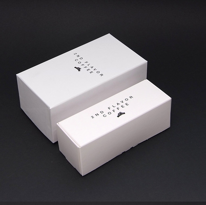 Luxury White Package Paper Box Cardboard Lid Base Gift Packing Carton Boxes