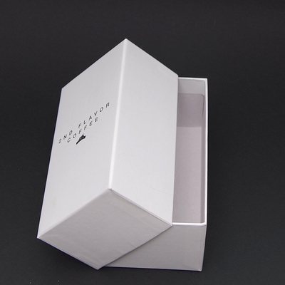 Luxury White Package Paper Box Cardboard Lid Base Gift Packing Carton Boxes