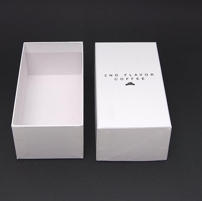 Luxury White Package Paper Box Cardboard Lid Base Gift Packing Carton Boxes