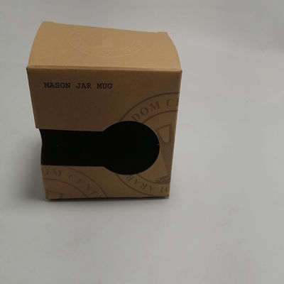 Καλή τιμή 700gsm συσκευάζοντας κιβώτιο εγγράφου της Kraft για το κεραμικό κιβώτιο δώρων φλυτζανιών με το παράθυρο σε απευθείας σύνδεση